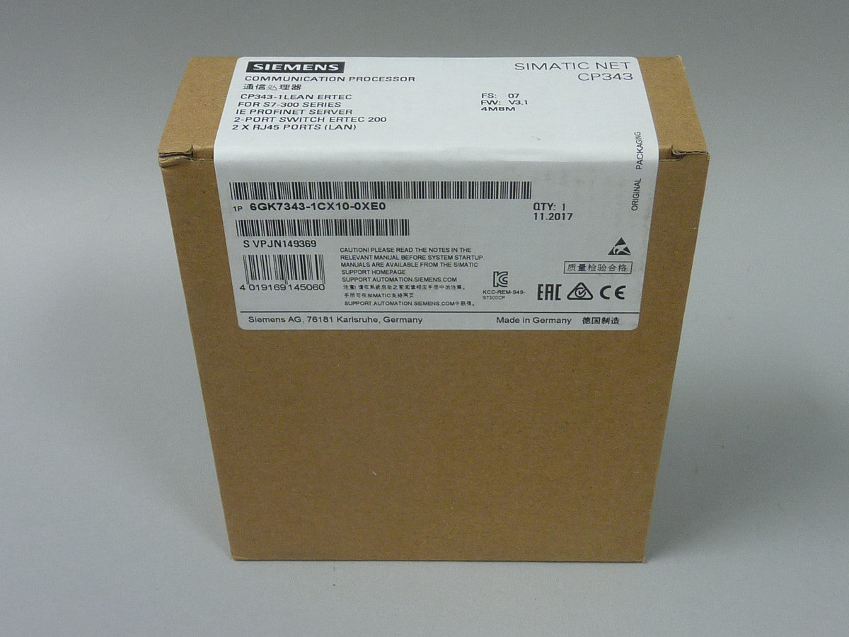 SIEMENS 6GK7343-1CX10-0XE0 in magazzino