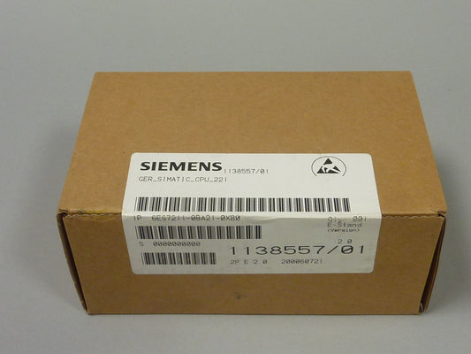 SIEMENS 6ES7211-0BA21-0XB0 auf Lager