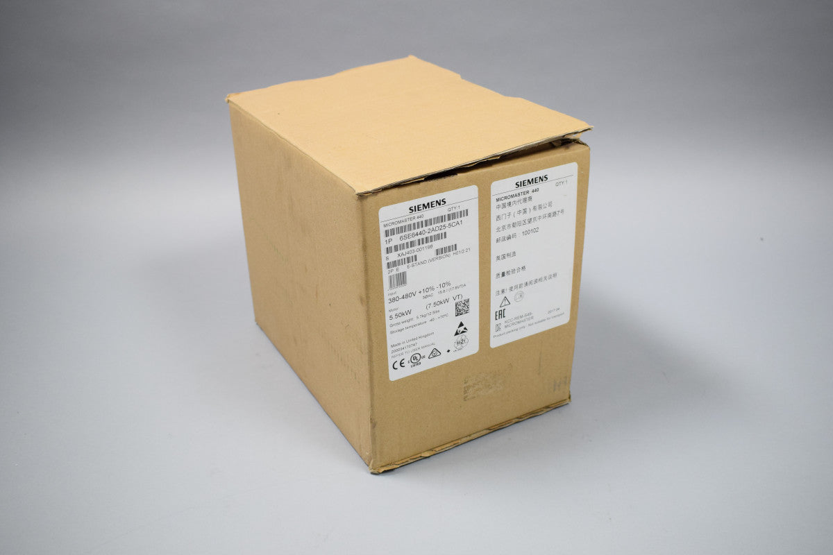 SIEMENS 6SE6440-2AD25-5CA1 in stock