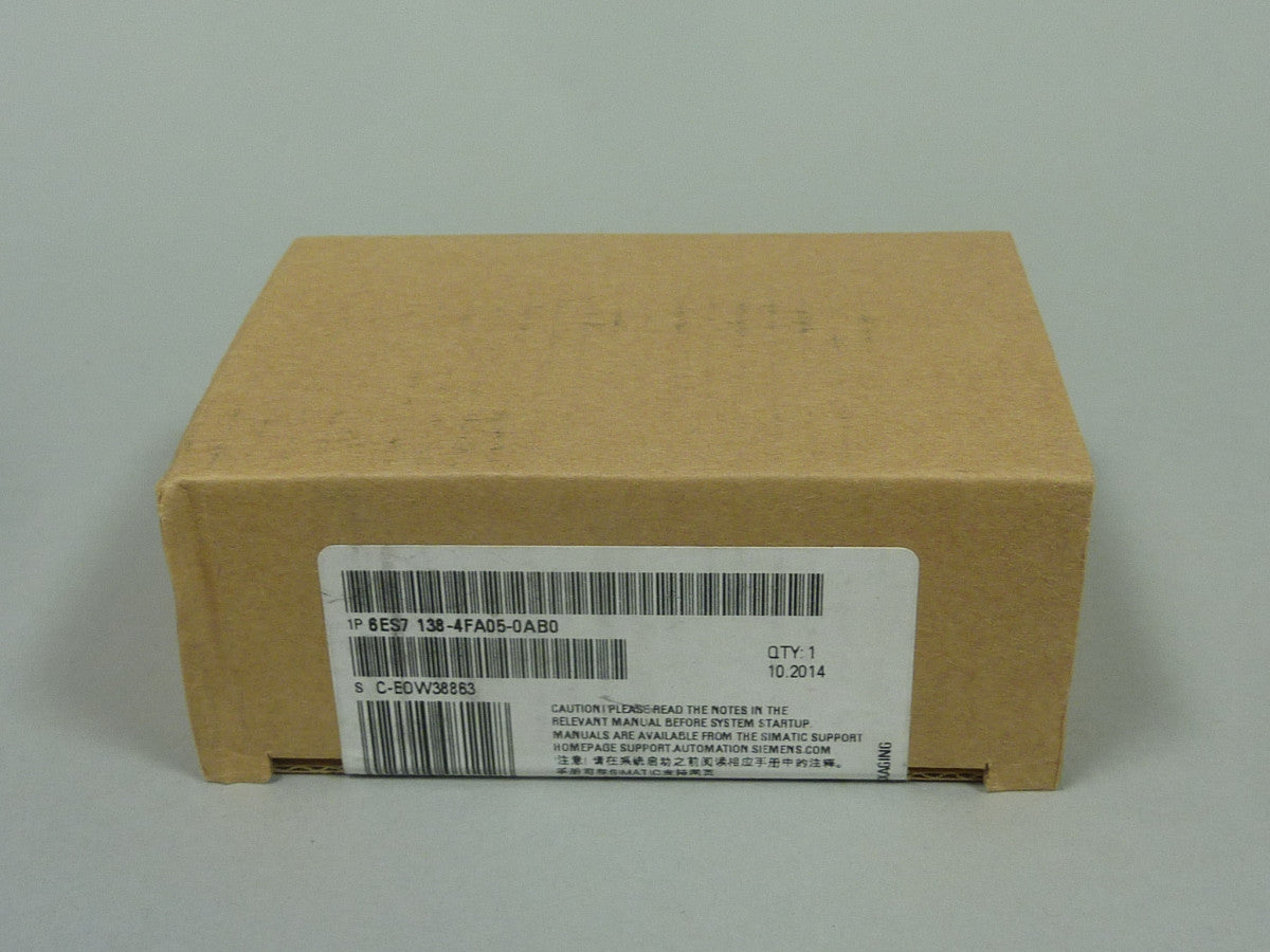 SIEMENS 6ES7138-4FA05-0AB0 auf Lager