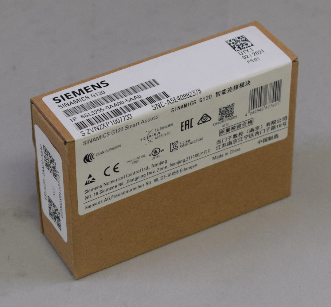 SIEMENS 6SL3255-0AA00-5AA0 in stock