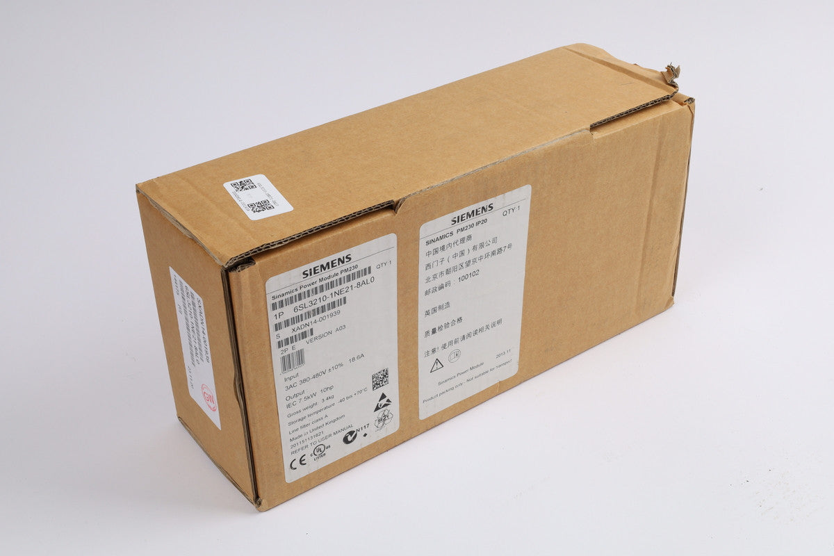 SIEMENS 6SL3210-1NE21-8AL0 auf Lager
