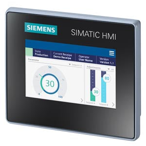 Siemens SIMATIC HMI MTP400 6AV2123-3DB32-0AW0 | 4" сенсорная панель, широкоформатная, PROFINET, WinCC Unified