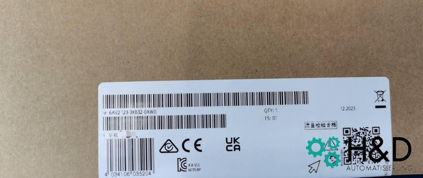 Siemens SIMATIC HMI MTP1000 6AV2123-3KB32-0AW0 | 10" сенсорная панель, широкоформатная, PROFINET, WinCC Unified