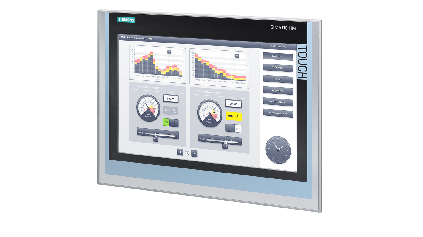 Siemens SIMATIC HMI TP1500 Comfort 6AV2124-0QC02-0AX2 | 15" сенсорная панель, широкоформатная, PROFINET, MPI/PROFIBUS