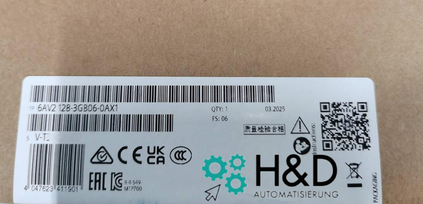 Siemens SIMATIC HMI KTP700 (6AV2128-3GB06-0AX1) – 7" szerokokątny panel dotykowy TFT z PROFINET