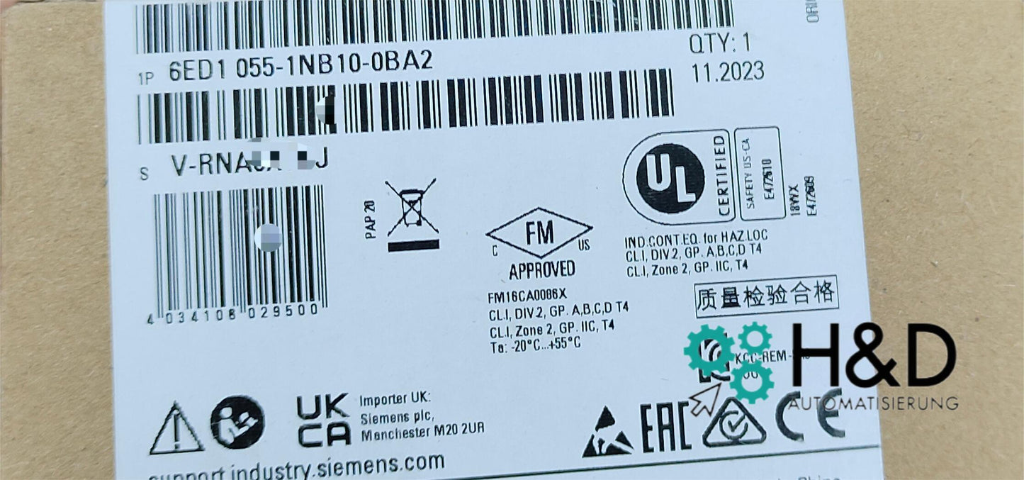 Siemens LOGO! DM16 24R Módulo de expansión – 8 entradas digitales, 8 salidas de relé, 24 V CC, para LOGO! 8