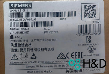 6SL3255-0AA00-4JA2  SIEMENS SINAMICS G Intelligent  Neuf et Scellé