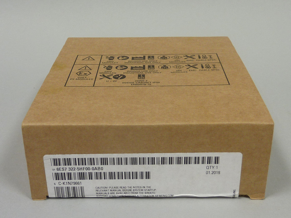SIEMENS 6ES7322-5HF00-0AB0 auf Lager
