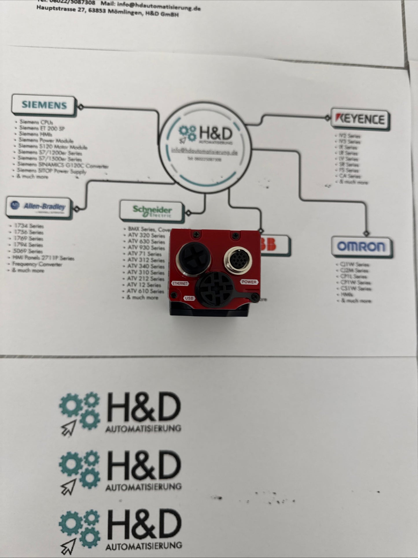 SR-1000 Keyence 1D- и 2D-сканер кодов с автофокусом