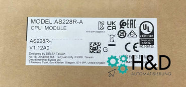 Delta AS228R-A PLC | Serie AS, 24V, 30K Parole, 64k Passi, fino a 1024 I/O