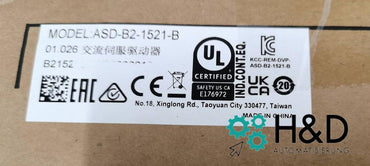 Delta ASD-B2-1521-B Servo Drive 1.5kW 220V | B2 Series, compact & powerful