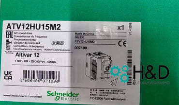 ATV12HU15M2 Schneider Electric Variateur de fréquence ATV12, 1,5kW, 2HP, 200-240V, 1-ph., avec dissipateur thermique