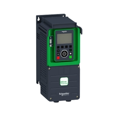 ATV930U15N4 Schneider Electric Частотный преобразователь, ATV930, 1,5 кВт, 400/480В, с тормозным модулем, IP21
