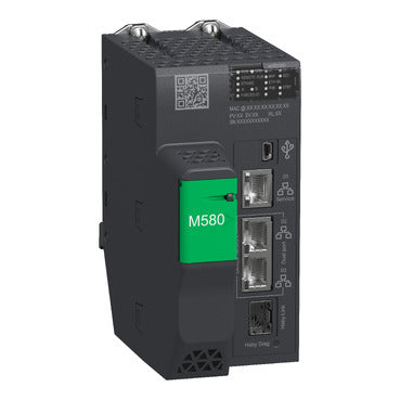 BMEH582040 Schneider Electric Modicon M580 HSBY-CPU-Modul, 2040 Niveau 2 DIO + RIO, 8 MB, 61 appareils Eth, 8 racks E/S locaux et 8 racks E/S distants