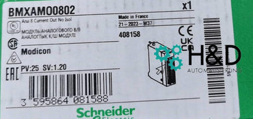 BMXAMO0802 Schneider Electric Module de sortie analogique
