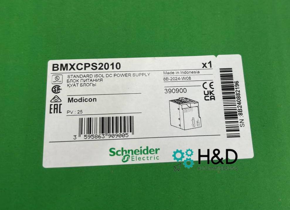 BMXCPS2010 Schneider Electric X80-блок питания, 24V DC, 16,8W, изолированный