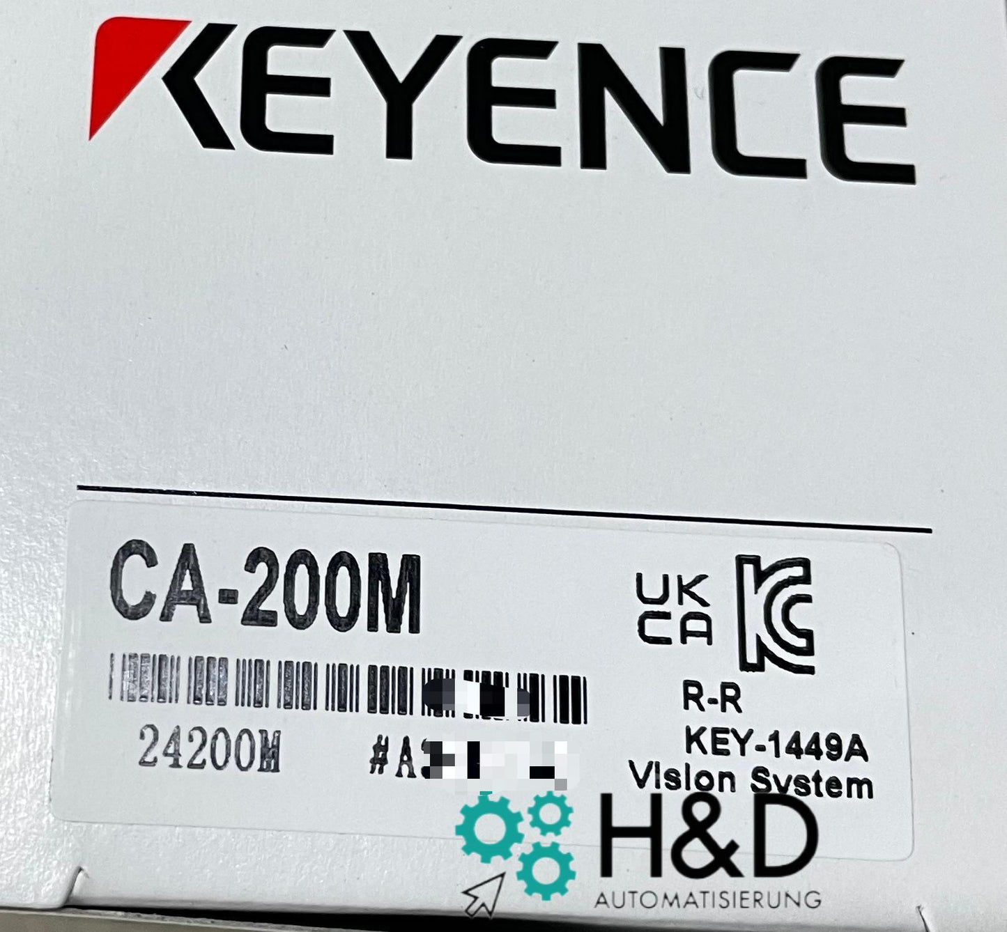 Keyence CA-200M | Cámara SW de 2 megapíxeles resistente al medio ambiente | Nuevo y en embalaje original