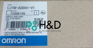 Moduł wejścia analogowego Omron CJ1W‑AD041‑V1 – 4 kanały, 13 bitów, 1 ms, zacisk śrubowy