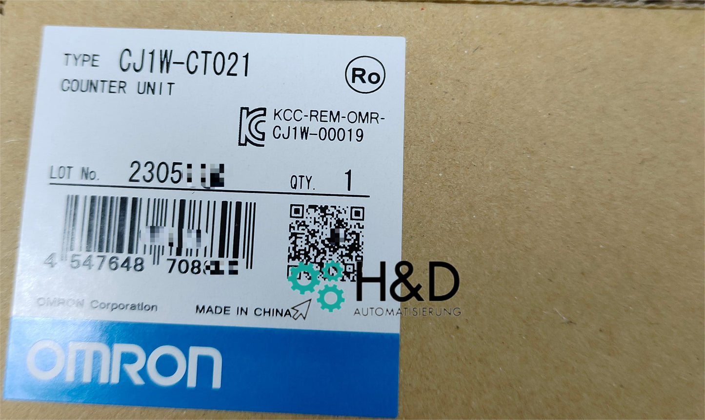 Omron CJ1W-CT021 Счетчик/тахомодуль – частотный/счетный вход, серия CJ1, новый