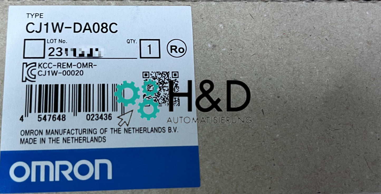 CJ1W-DA08C Omron Special I/O Unit New and Sealed