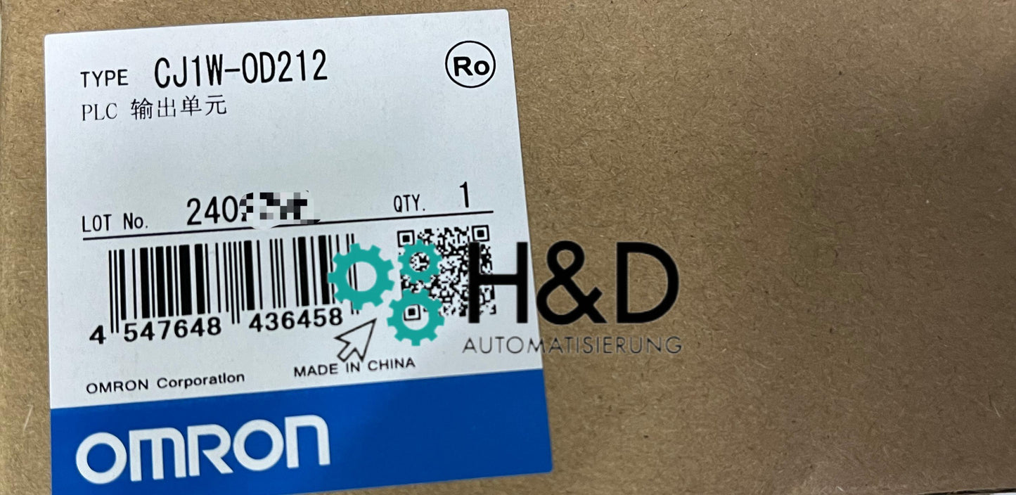 CJ1W-OD212 Omron CJ I/O Bus, Basic I/O Unit, Digital I/O New and Sealed