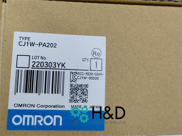 Omron CJ1W-PA202 alimentation – 5 V/2,8 A & 24 V/0,4 A, 14 W, rail DIN