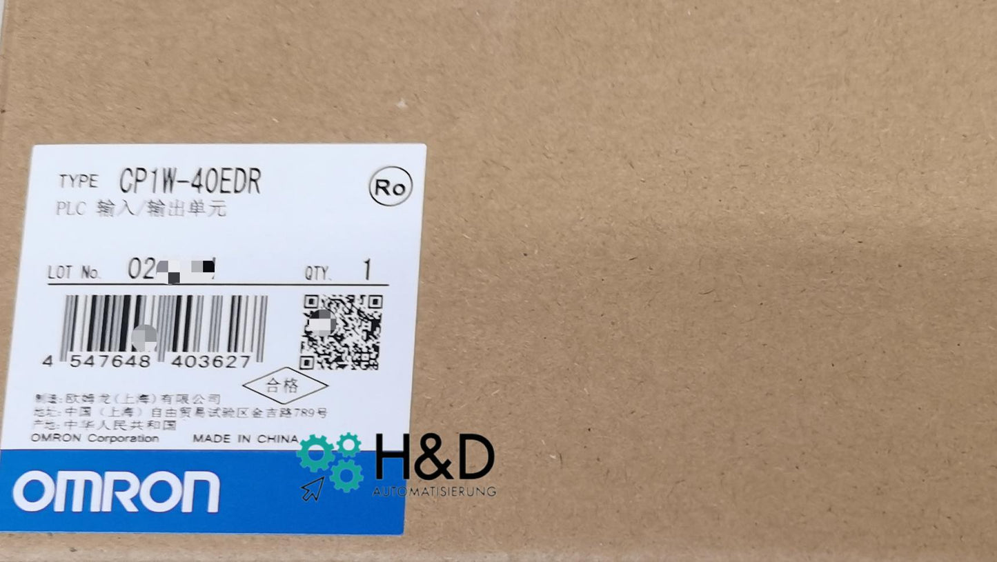 Omron CP1W-40EDR Цифровой модуль расширения ввода/вывода – 24 входа и 16 релейных выходов