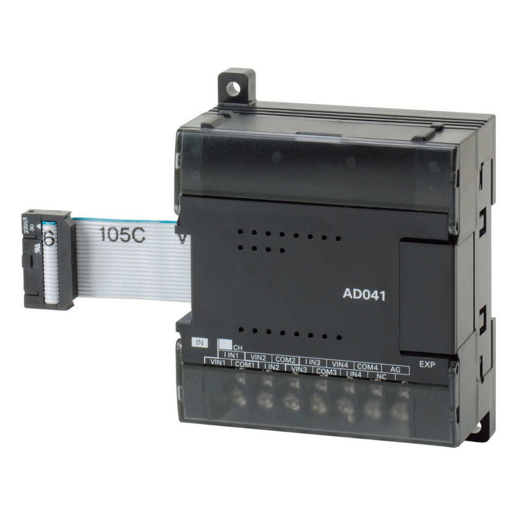 Модуль аналоговых входов Omron CP1W-AD041 – 4 канала, 12 бит, серия CP1, новый