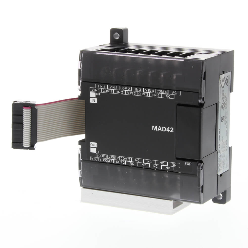 Omron CP1W-MAD42 Analog I/O Modul – 2 Eingänge, 1 Ausgang, CP1-Serie, neu