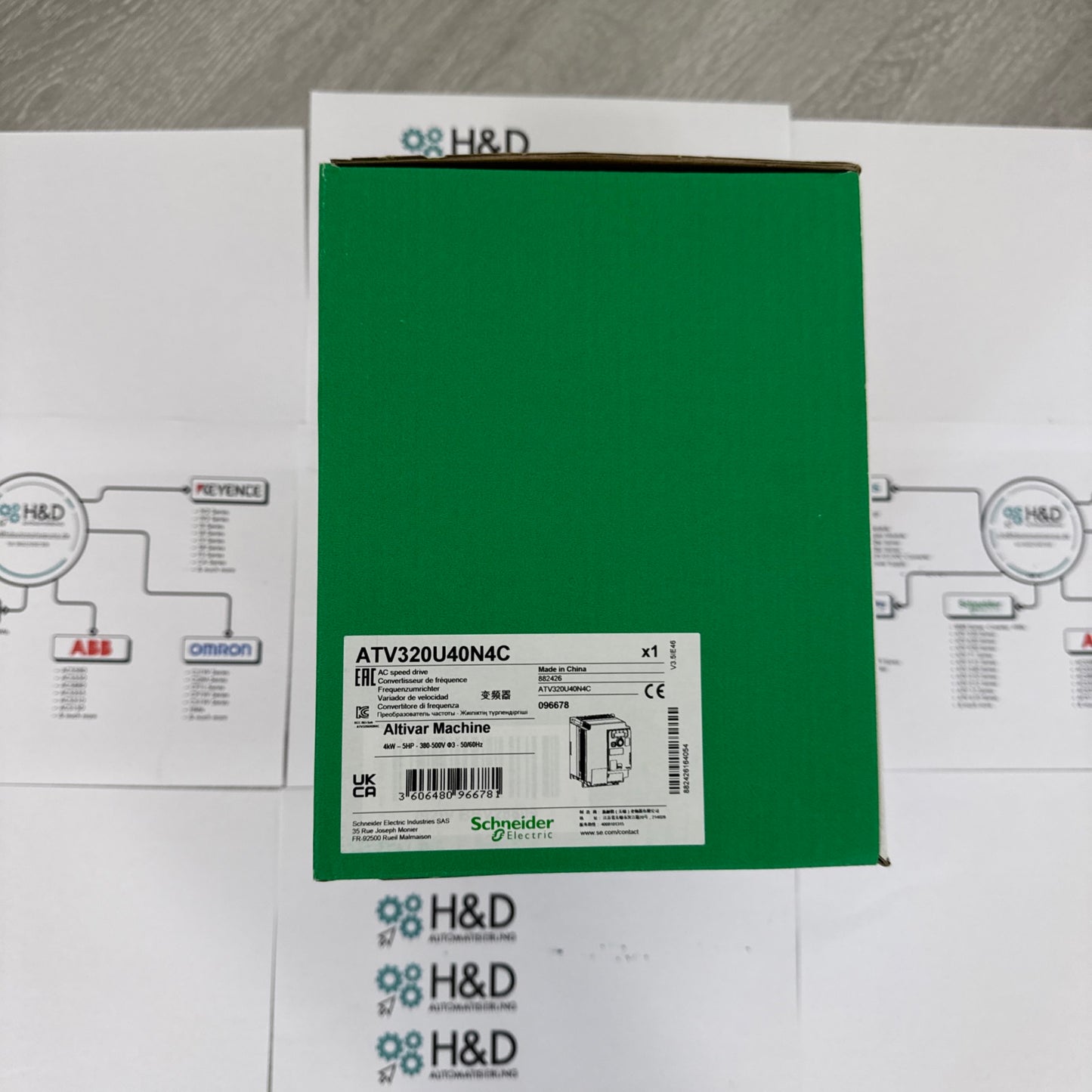 ATV320U40N4C Schneider Electric Преобразователь частоты ATV320, 4кВт