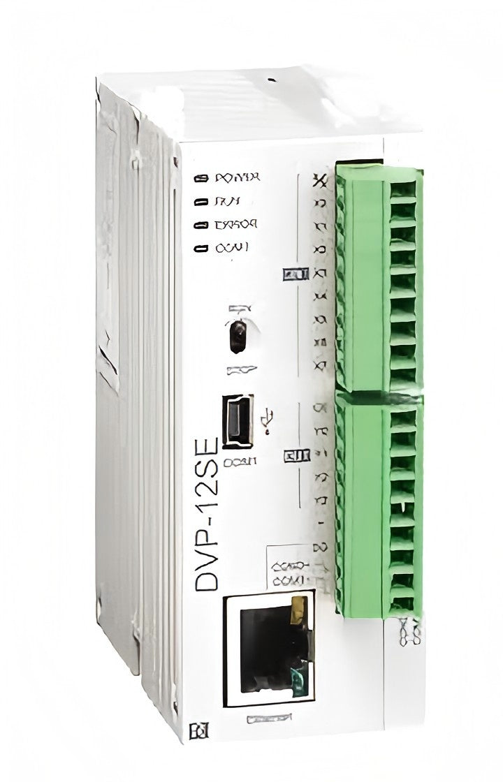 Automate Delta DVP12SE11R | Série DVP-SE, 24V, 12K mots, 16k étapes, 256 E/S