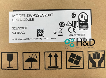 Delta DVP32ES200T PLC | DVP-ES Serie, 100–240V, 10K Words, 16k Steps, 128 I/Os