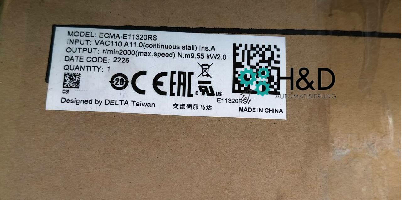 ECMA-E11320RS Delta Nuovo e Sigillato