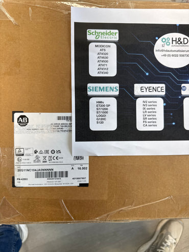 Allen-Bradley PowerFlex 755 | 20G11NC104JA0NNNNN | 104 A | 400 V | Service Normal