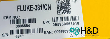 Fluke 381 Affichage à distance Pince ampèremétrique True RMS AC/DC Neuf et scellé