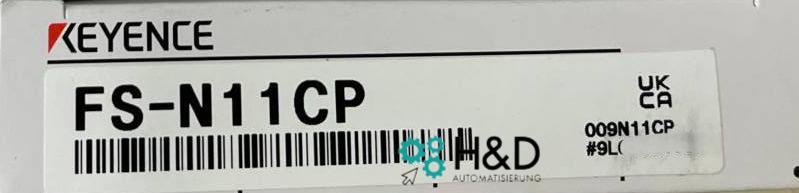 FS-N11CP Keyence Cyfrowy czujnik światłowodowy wzmacniacz pomiarowy światłowodu, wersja z wtyczką M8, jednostka główna, PNP