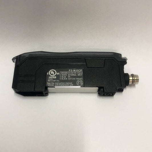 FS-N11CP Capteur à fibre optique numérique Keyence Amplificateur de mesure à fibre optique, version avec connecteur M8, unité principale, PNP