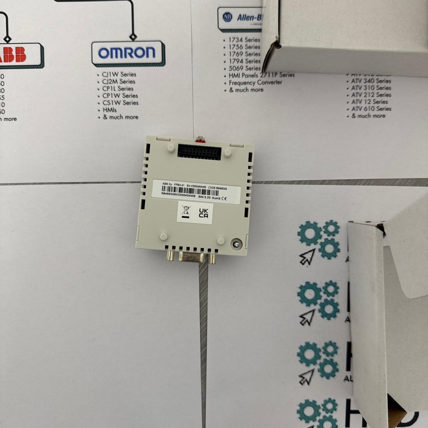 ABB FPBA-01 – PROFIBUS DP адаптерный модуль – новый и запечатанный