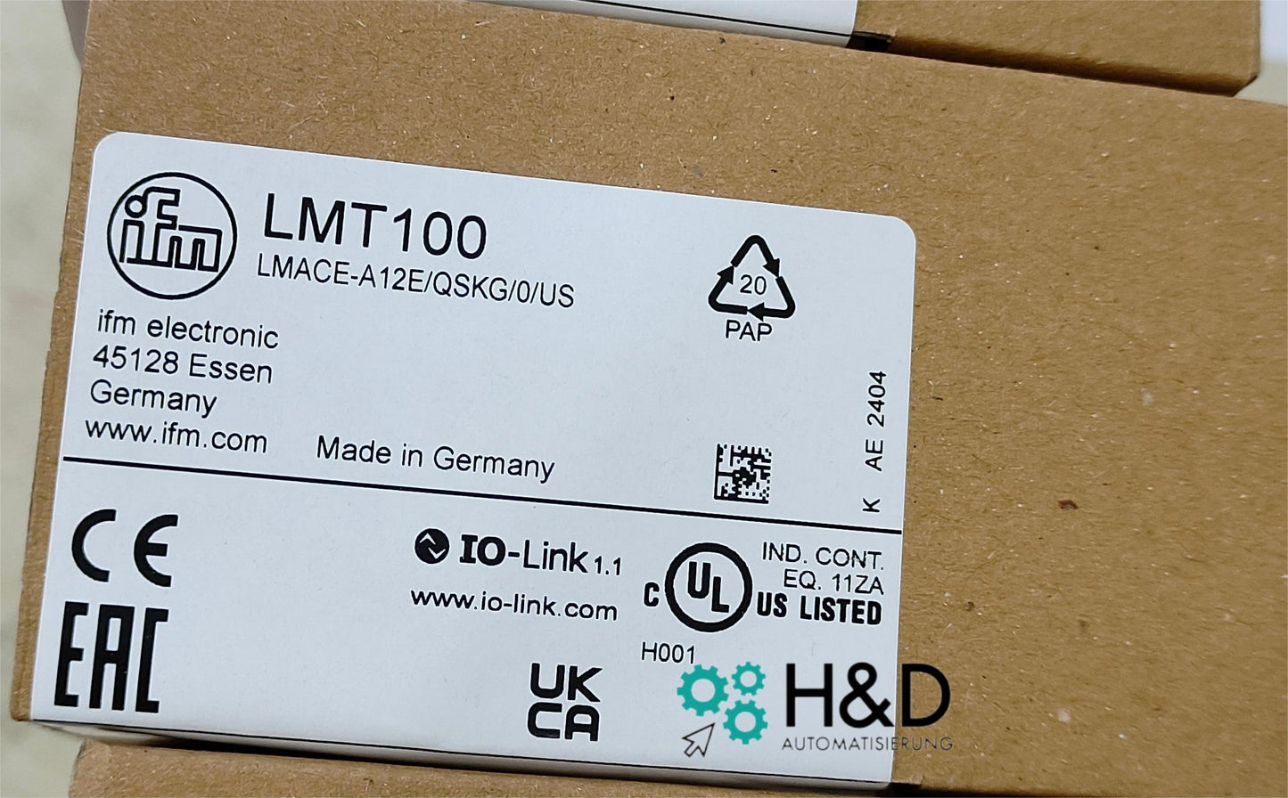 LMT100 IFM Датчик 【Новый и Запечатанный】