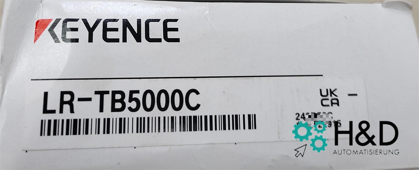 LR-TB5000C Keyence универсальный лазерный датчик, измерительное расстояние 5 м, кабель с разъемом M12, лазерный класс 2