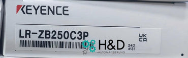 LR-ZB250C3P Capteur laser CMOS Keyence, rectangulaire avec connecteur M8, type 250 mm