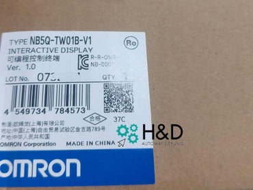 Omron NB5Q‑TW01B‑V1 Pannello HMI | 5,6″ TFT‑Touch | Ethernet, USB e RS‑232/422/485