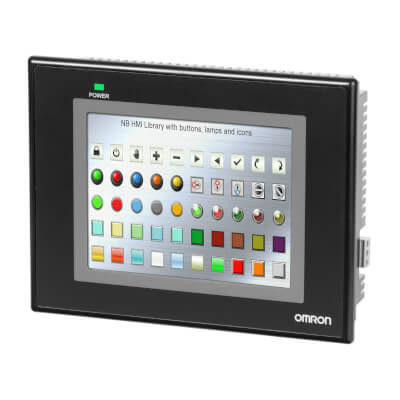 Omron NB5Q-TW01B – 5,6 " TFT-Farb-Touchscreen HMI, 320 × 234 px, IP65