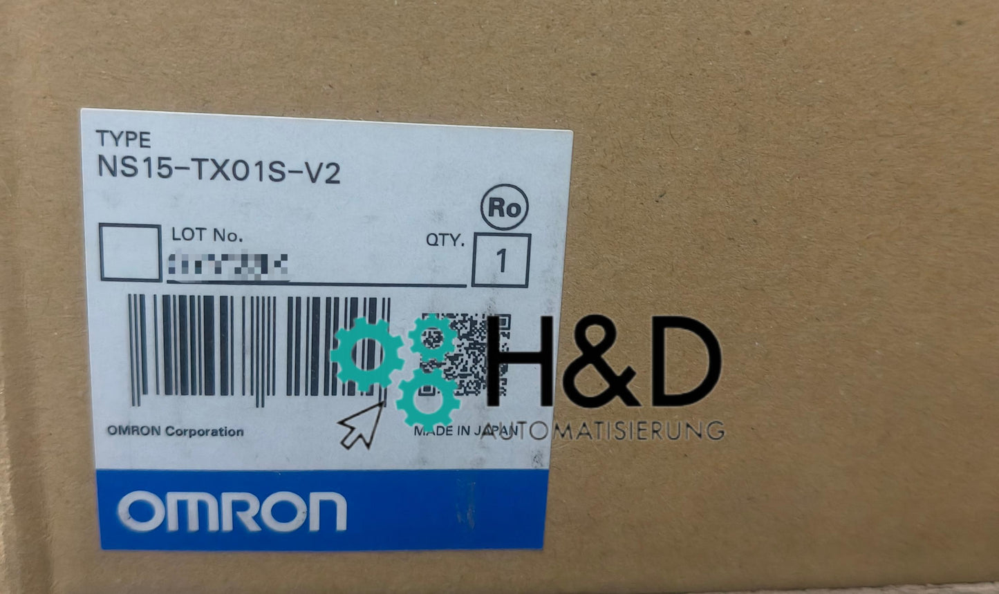 Панель HMI Omron NS15‑TX01S‑V2 | 15″ XGA TFT | Ethernet, 2× последовательных порта и USB