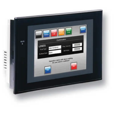 Omron NS5‑SQ11B‑V2 Panneau IHM | 5,7″ QVGA TFT | Ethernet, RS‑232C & USB | IP65