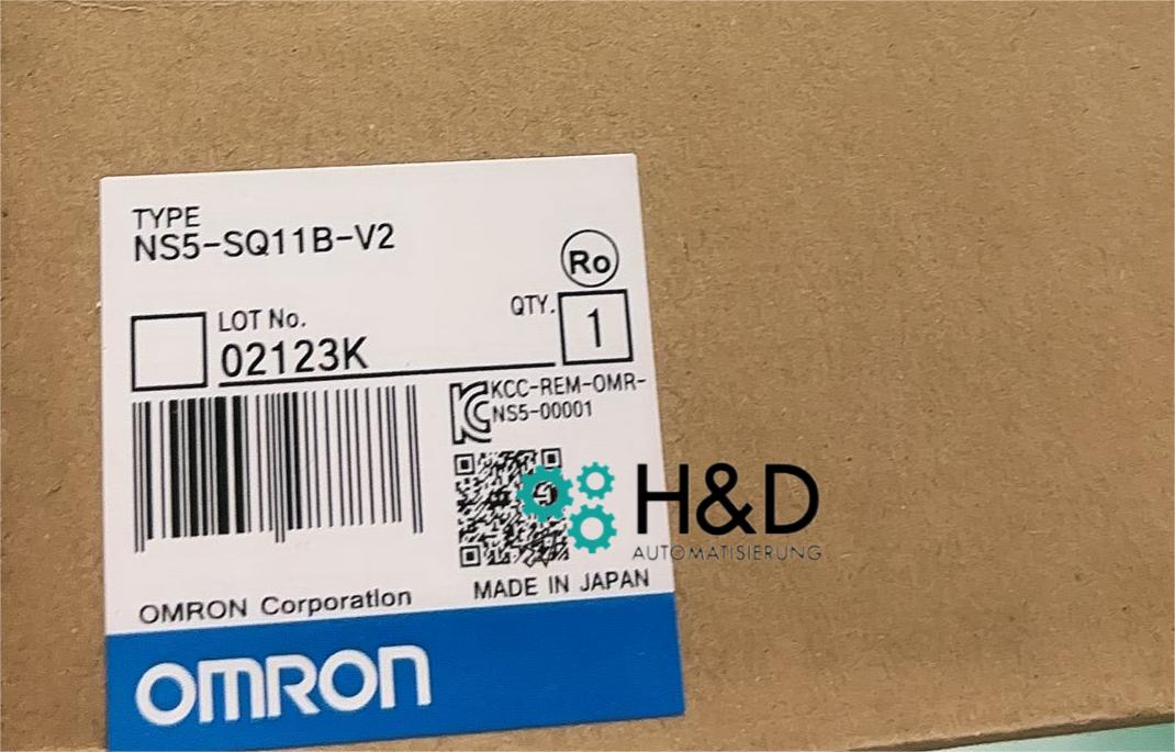 Панель HMI Omron NS5‑SQ11B‑V2 | 5,7″ QVGA TFT | Ethernet, RS‑232C и USB | IP65