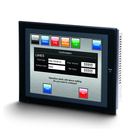 Omron NS8‑TV01‑V2 Panneau IHM | 8,4″ TFT 640×480 | Ethernet, USB & RS‑232 | IP65
