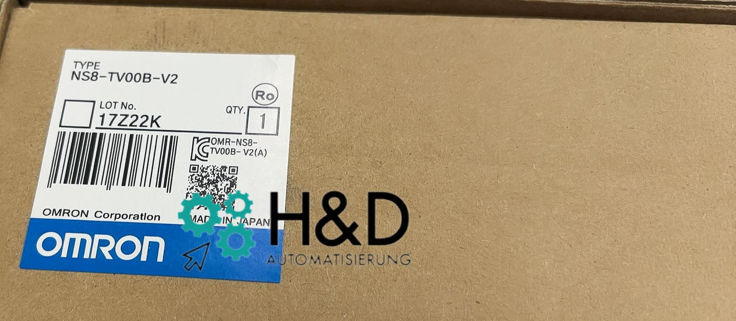 Панель HMI Omron NS8‑TV00B‑V2 | 8,4″ VGA TFT | 2× RS‑232C | 24 VDC | IP65