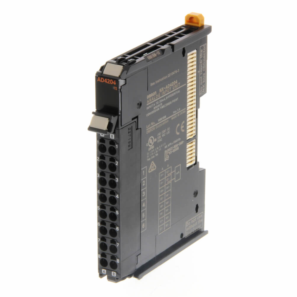 Omron NX-AD4204 Modulo di ingresso analogico – 4 canali, 16 bit, serie NX, nuovo